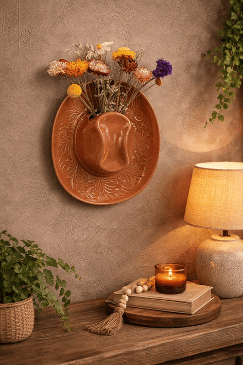 🔥Last Day 49% OFF - 🤠Handmade cowboy hat vases