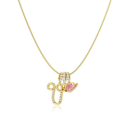 💖Last Day 49% OFF✨3-Layering Initial A-Z Letter Pendant Necklaces🎀