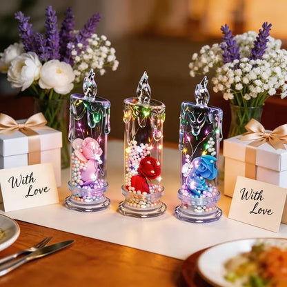 🌹The Romantic Rose LED Candle Set ✨