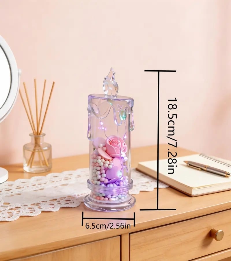 🌹The Romantic Rose LED Candle Set ✨