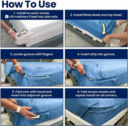 💖 Sheet Holders - Secure Bed Sheets Firmly in Place