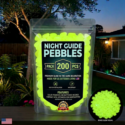 💥LAST DAY SALE 70%OFF💥🌈Colorful Glow in the Dark Garden Stones