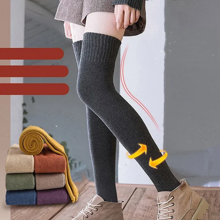 🔥Winter Sale 49% OFF - 🧦The Perfect Blend of Warmth and Style Thickened Over-The-Knee Socks