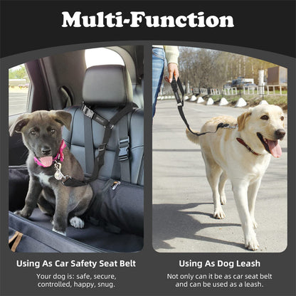 Universal 2-in-1 Headrest Dog Car Seat Belt & Leash (Buy 1 Get 1 FREE)