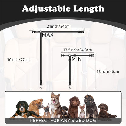 Universal 2-in-1 Headrest Dog Car Seat Belt & Leash (Buy 1 Get 1 FREE)