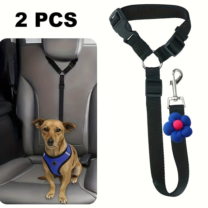 Universal 2-in-1 Headrest Dog Car Seat Belt & Leash (Buy 1 Get 1 FREE)