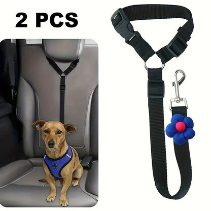 Universal 2-in-1 Headrest Dog Car Seat Belt & Leash (Buy 1 Get 1 FREE)