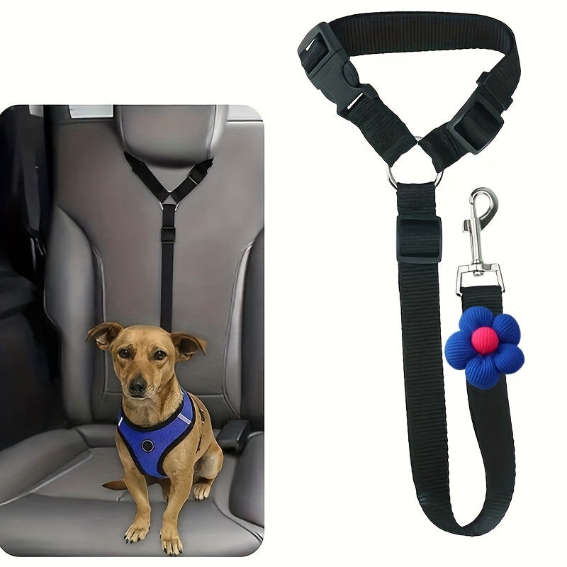 Universal 2-in-1 Headrest Dog Car Seat Belt & Leash (Buy 1 Get 1 FREE)