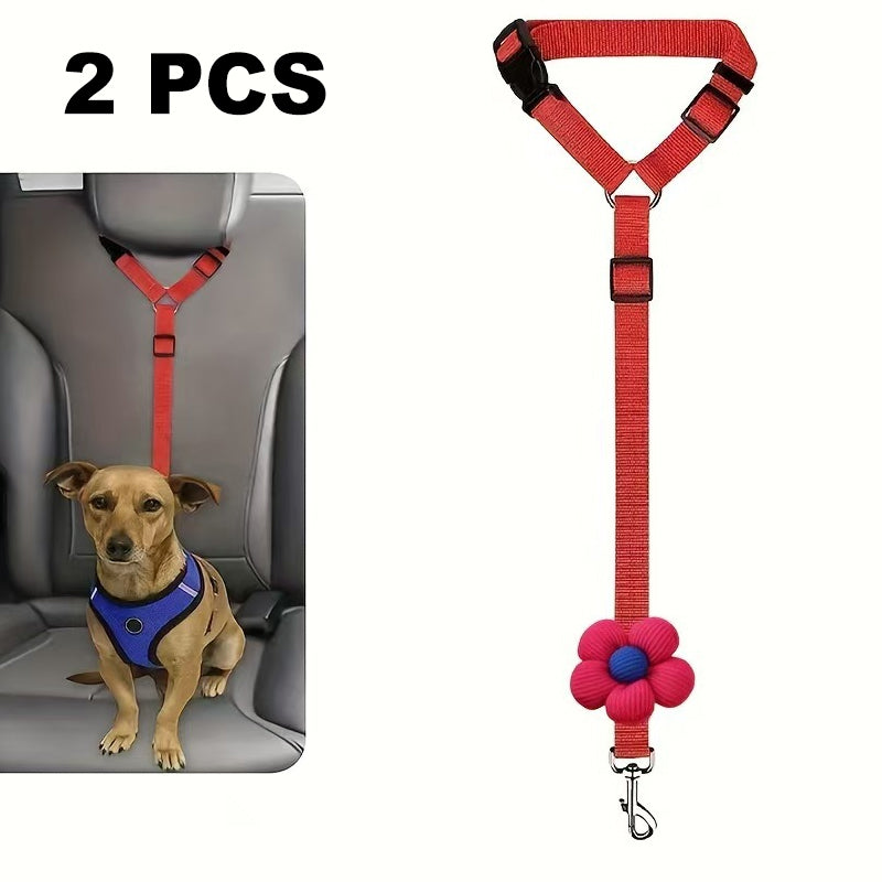 Universal 2-in-1 Headrest Dog Car Seat Belt & Leash (Buy 1 Get 1 FREE)