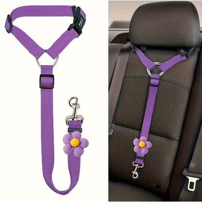 Universal 2-in-1 Headrest Dog Car Seat Belt & Leash (Buy 1 Get 1 FREE)