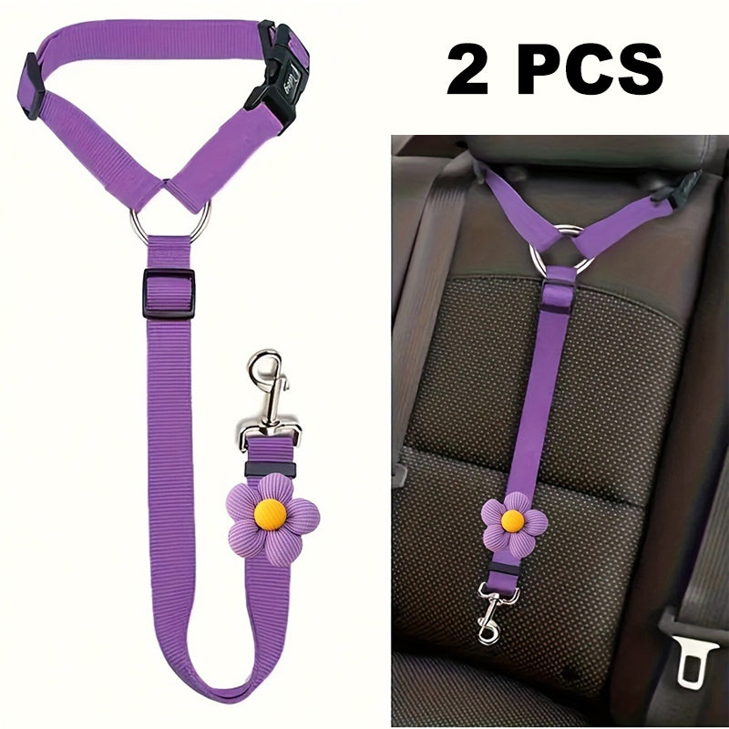 Universal 2-in-1 Headrest Dog Car Seat Belt & Leash (Buy 1 Get 1 FREE)