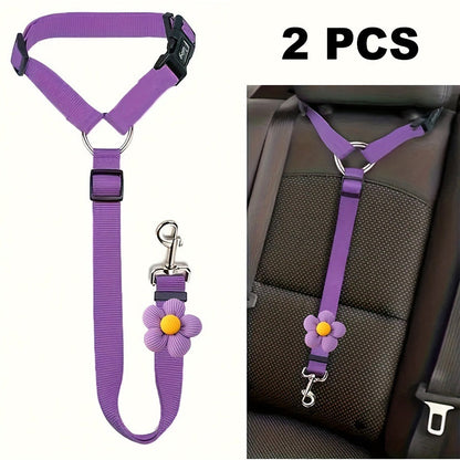 Universal 2-in-1 Headrest Dog Car Seat Belt & Leash (Buy 1 Get 1 FREE)