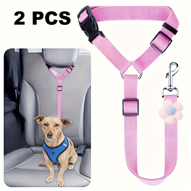 Universal 2-in-1 Headrest Dog Car Seat Belt & Leash (Buy 1 Get 1 FREE)