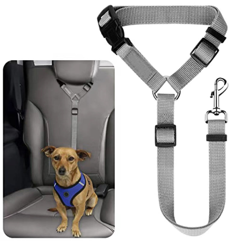 Universal 2-in-1 Headrest Dog Car Seat Belt & Leash (Buy 1 Get 1 FREE)