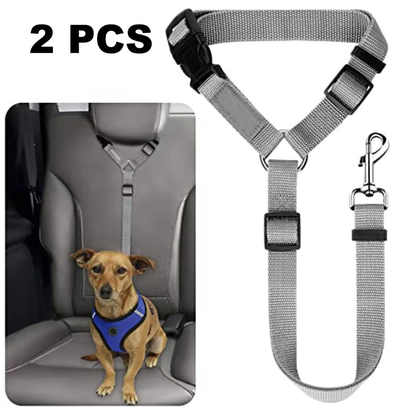 Universal 2-in-1 Headrest Dog Car Seat Belt & Leash (Buy 1 Get 1 FREE)