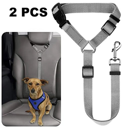 Universal 2-in-1 Headrest Dog Car Seat Belt & Leash (Buy 1 Get 1 FREE)