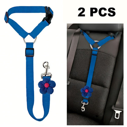 Universal 2-in-1 Headrest Dog Car Seat Belt & Leash (Buy 1 Get 1 FREE)