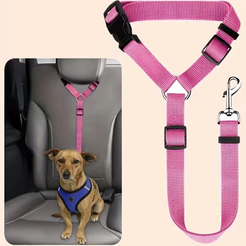 Universal 2-in-1 Headrest Dog Car Seat Belt & Leash (Buy 1 Get 1 FREE)