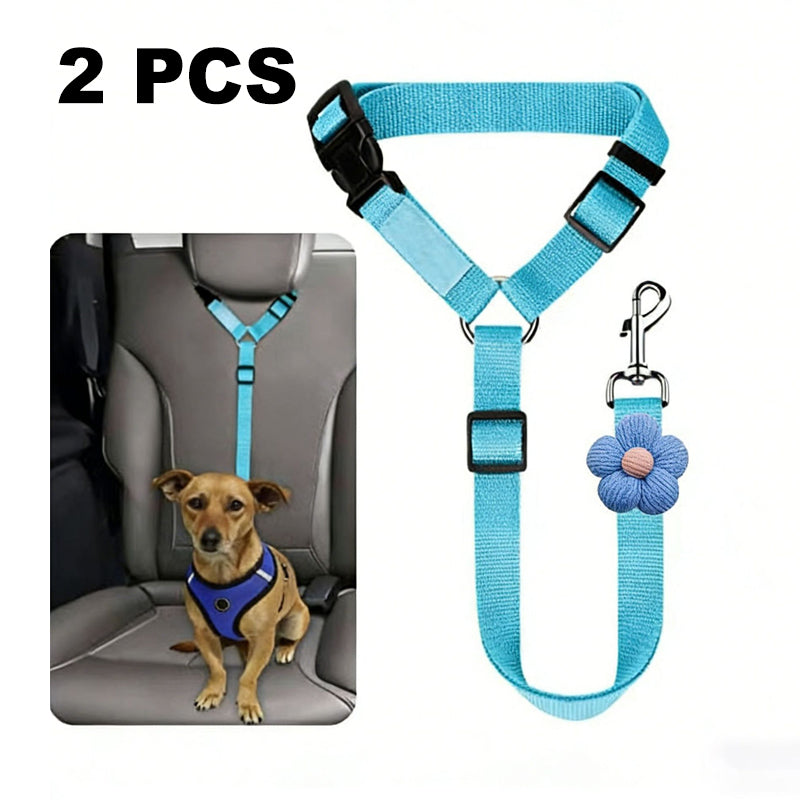 Universal 2-in-1 Headrest Dog Car Seat Belt & Leash (Buy 1 Get 1 FREE)