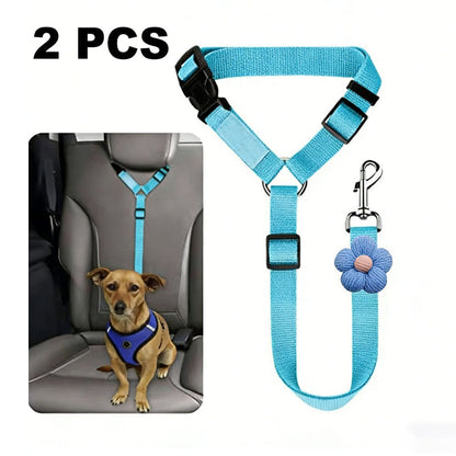 Universal 2-in-1 Headrest Dog Car Seat Belt & Leash (Buy 1 Get 1 FREE)